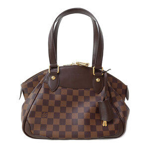 Louis Vuitton Damier Ebene Brown Verona Semi Shoulder Bag